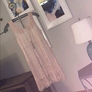 Lace Boutique Dress With Collar Detail